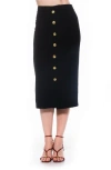 Alexia Admor Carla Linen-blend Pencil Skirt