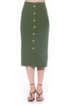 Alexia Admor Carla Linen-blend Pencil Skirt