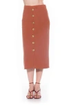 Alexia Admor Carla Linen-blend Pencil Skirt