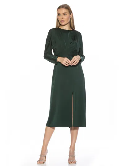 Alexia Admor Carrie Midi Dress In Gold