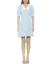 Alexia Admor Carys Puff Sleeve Fit & Flare Dress In Blue