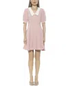 Alexia Admor Carys Puff Sleeve Fit & Flare Dress In Pink
