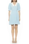 Alexia Admor Carys Puff Sleeve Fit & Flare Dress In Blue