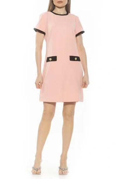 Alexia Admor Carys Shift Dress In Pink