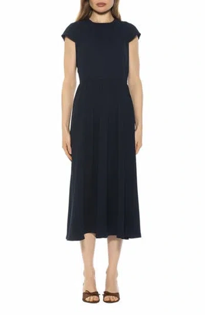 Alexia Admor Cassiane A-line Dress In Black