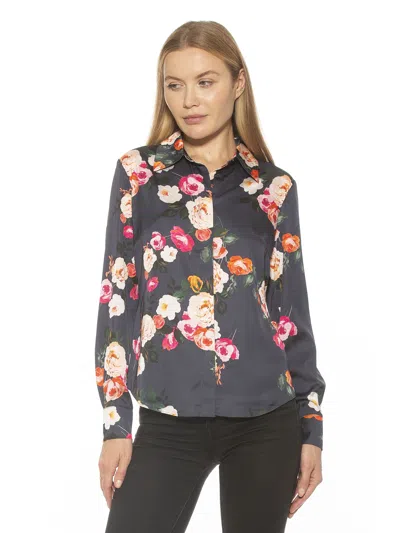 Alexia Admor Cassidy Shirt In Blue