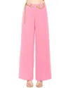 Alexia Admor Cassie Grommet High Waist Wide Leg Pants