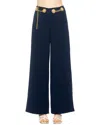 Alexia Admor Cassie Grommet High Waist Wide Leg Pants