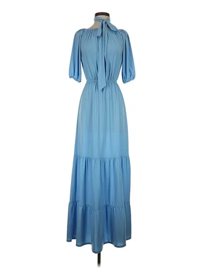 Pre-owned Alexia Admor Casual Dress In Blue