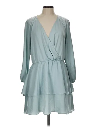 Pre-owned Alexia Admor Casual Dress In Blue