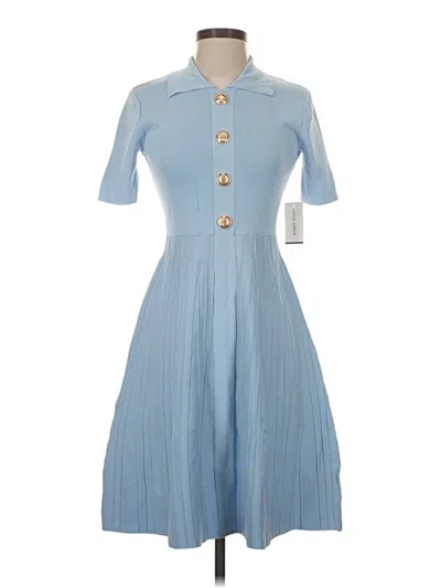 Pre-owned Alexia Admor Casual Dress In Blue