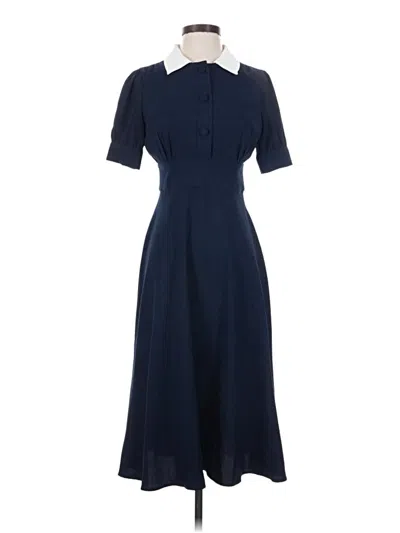Pre-owned Alexia Admor Casual Dress In Blue