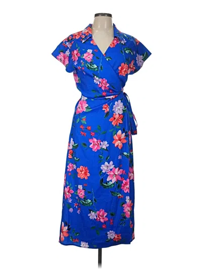 Pre-owned Alexia Admor Casual Dress In Blue