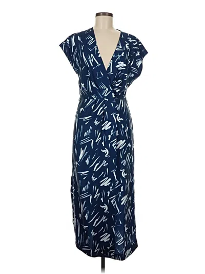 Pre-owned Alexia Admor Casual Dress In Blue