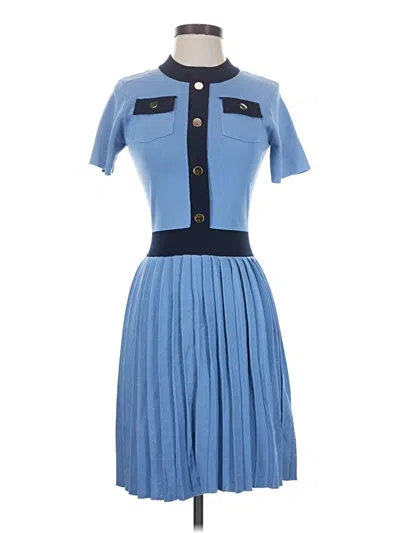 Pre-owned Alexia Admor Casual Dress In Blue