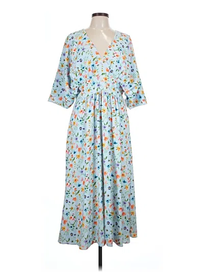 Pre-owned Alexia Admor Casual Dress In Blue