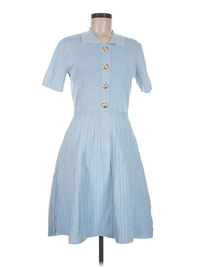 Pre-owned Alexia Admor Casual Dress In Blue