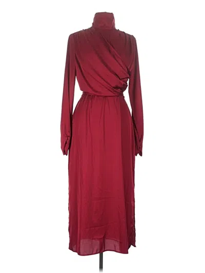 Pre-owned Alexia Admor Casual Dress In Burgundy