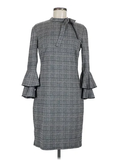 Pre-owned Alexia Admor Casual Dress In Gray