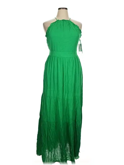 Pre-owned Alexia Admor Casual Dress In Green