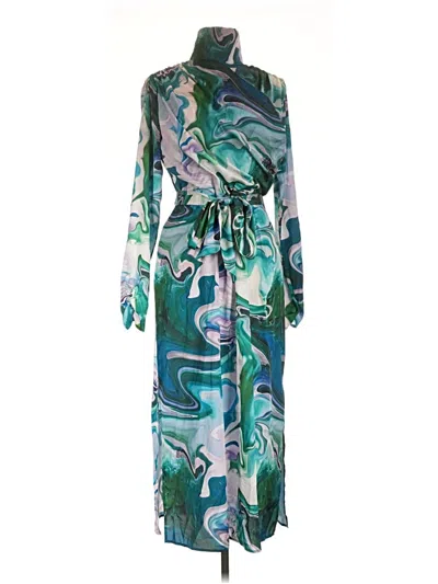 Pre-owned Alexia Admor Casual Dress In Green