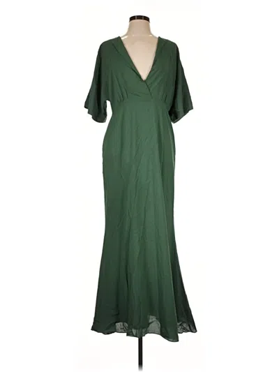 Pre-owned Alexia Admor Casual Dress In Green