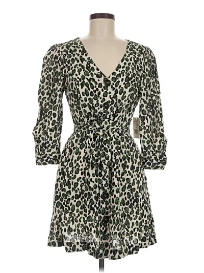 Pre-owned Alexia Admor Casual Dress In Green