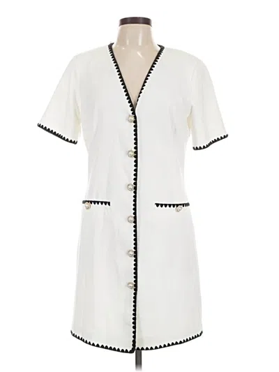 Pre-owned Alexia Admor Casual Dress In Ivory