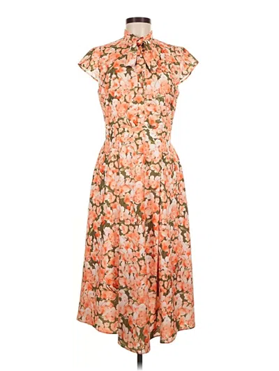 Pre-owned Alexia Admor Casual Dress In Orange