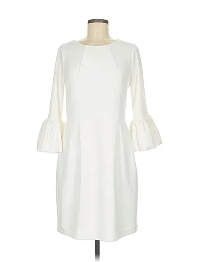 Pre-owned Alexia Admor Casual Dress In White