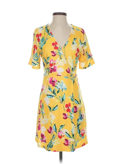Pre-owned Alexia Admor Casual Dress In Yellow
