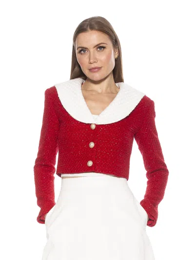 Alexia Admor Clementine Jacket In Red