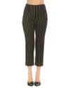 Alexia Admor Clio Stripe Crop Tapered Leg Pants