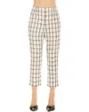 Alexia Admor Clio Cropped Tapered Pants In White