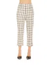 Alexia Admor Clio Cropped Tapered Pants In Beige