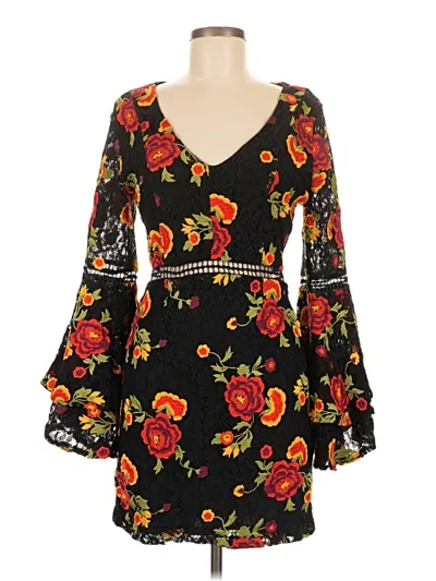 Pre-owned Alexia Admor Cocktail Dress In Black