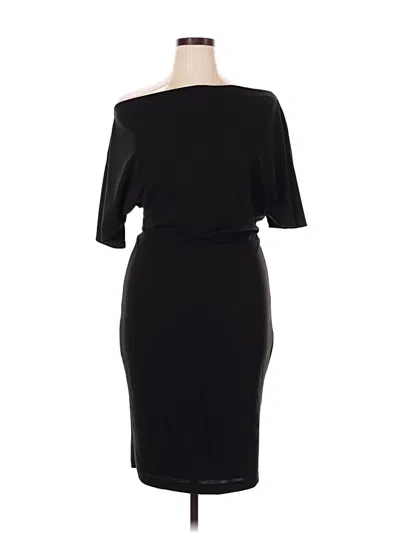 Pre-owned Alexia Admor Cocktail Dress In Black
