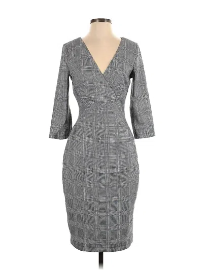 Pre-owned Alexia Admor Cocktail Dress In Black