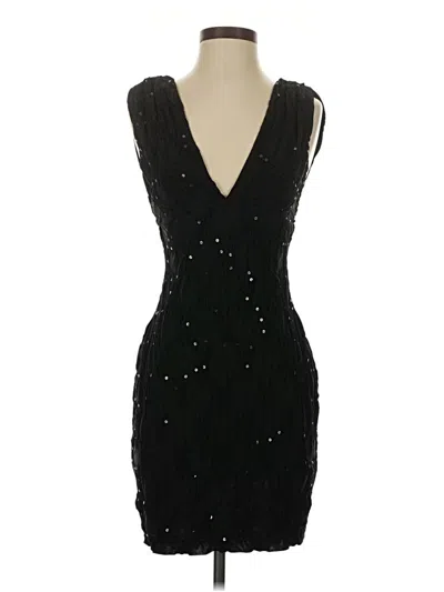Pre-owned Alexia Admor Cocktail Dress In Black