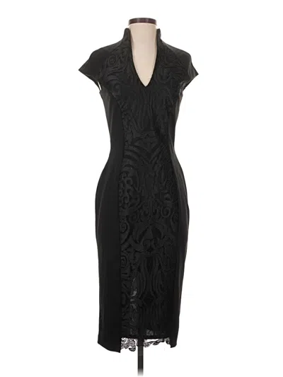 Pre-owned Alexia Admor Cocktail Dress In Black