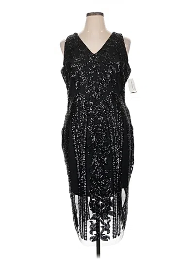 Pre-owned Alexia Admor Cocktail Dress In Black