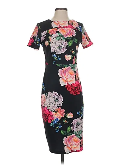 Pre-owned Alexia Admor Cocktail Dress In Black