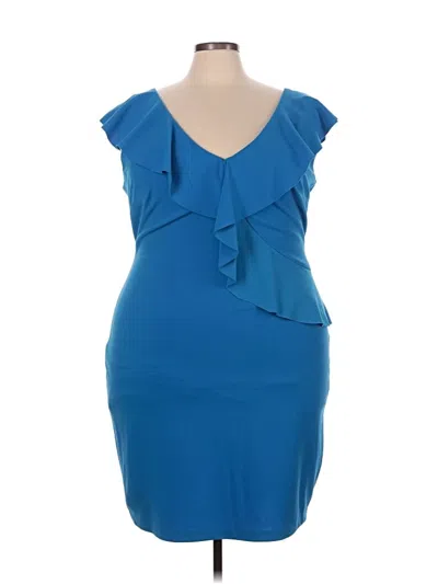 Pre-owned Alexia Admor Cocktail Dress In Blue