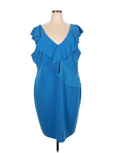Pre-owned Alexia Admor Cocktail Dress In Blue