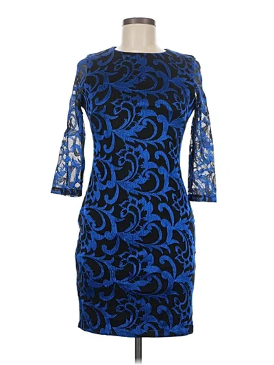 Pre-owned Alexia Admor Cocktail Dress In Blue