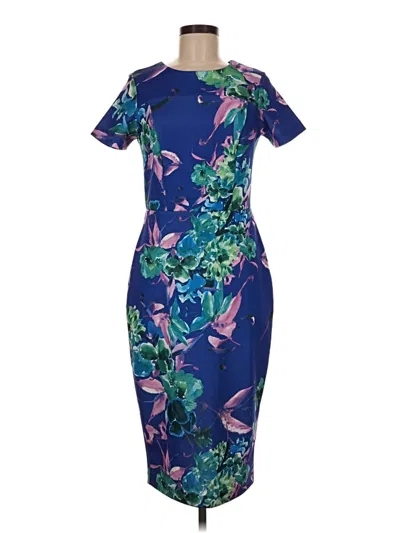 Pre-owned Alexia Admor Cocktail Dress In Blue