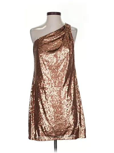 Pre-owned Alexia Admor Cocktail Dress In Brown