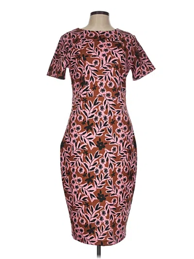 Pre-owned Alexia Admor Cocktail Dress In Brown