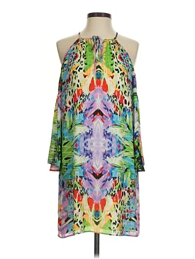 Pre-owned Alexia Admor Cocktail Dress In Green