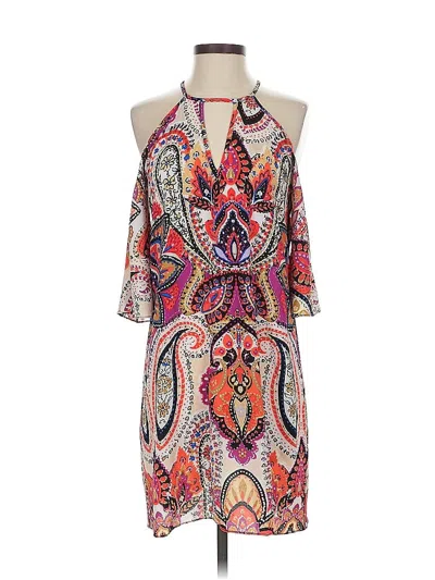 Pre-owned Alexia Admor Cocktail Dress In Orange